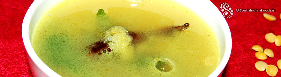 Lemon toor dal rasam