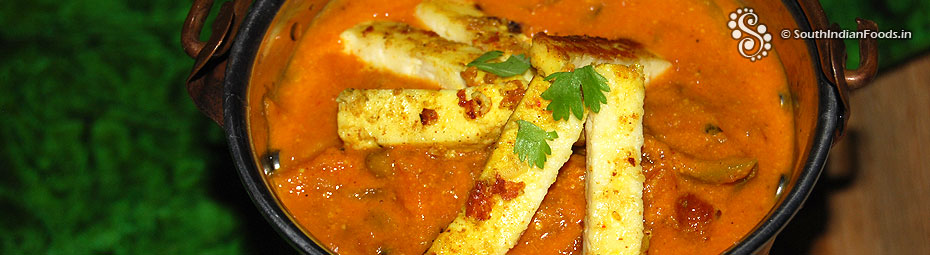 Paneer badam gravy