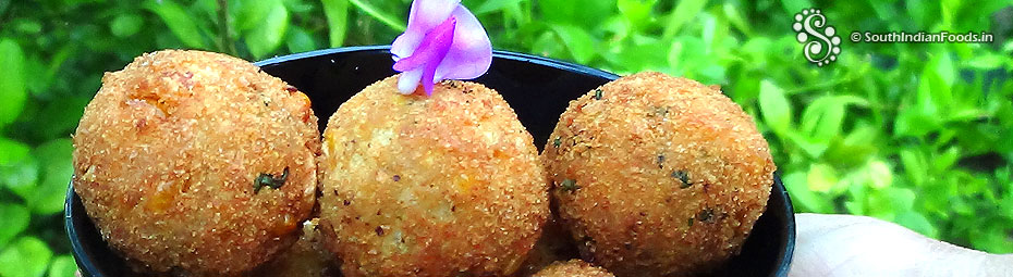 Potato corn balls