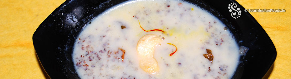 Ragi aval payasam