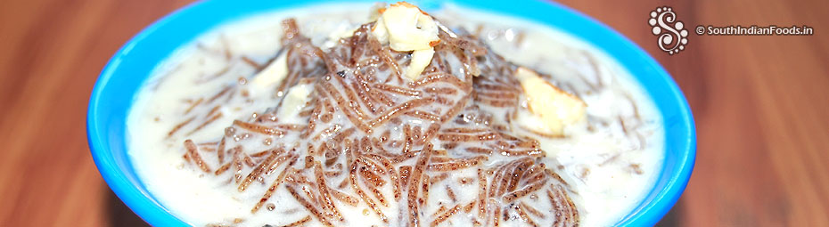 Ragi semiya payasam