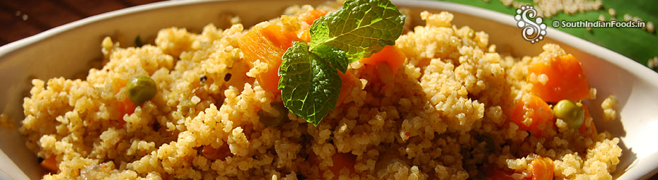 Samai rice upma