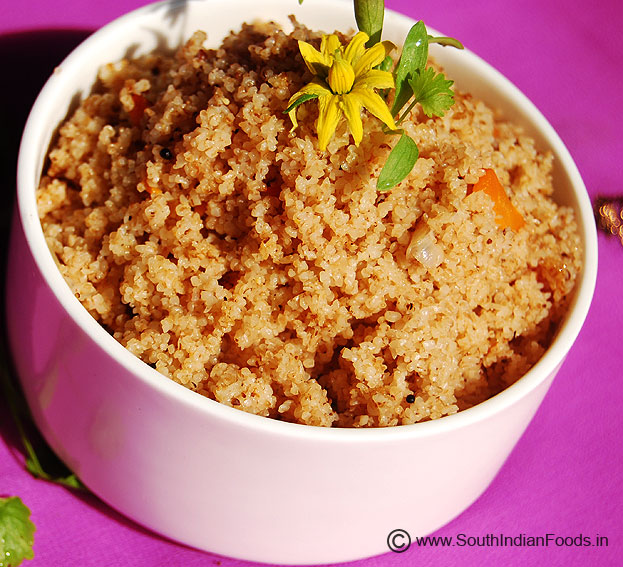 Small samba rava upma