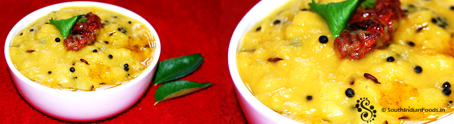 Simple dal curry