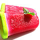 Pomegranate ice pops