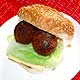 Veg burger with beetroot potato cheese balls