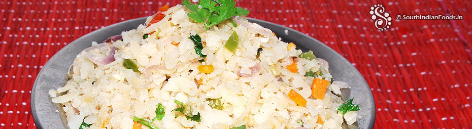 Vegetable Aval Upma