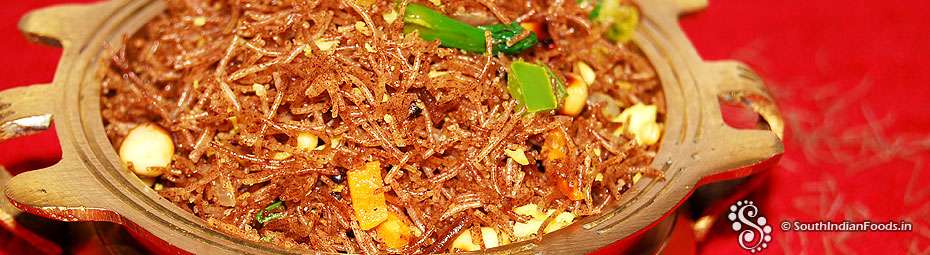 Vegetable ragi semiya