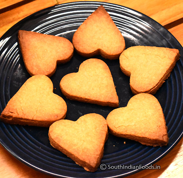 Perfect wheat heart cookies