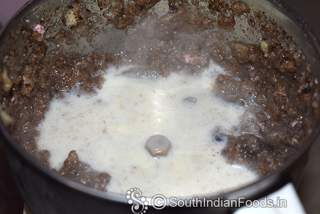 Add boiled & chilled milk