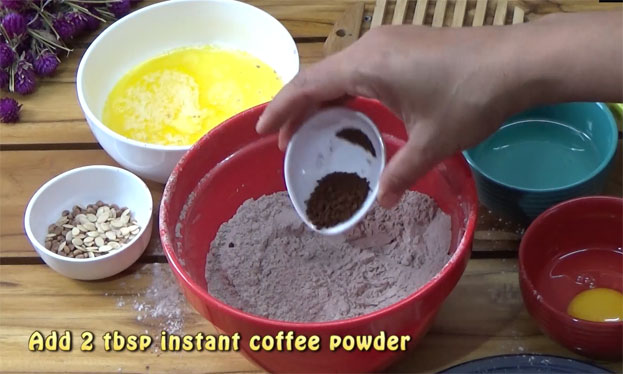 Add cocoa powder