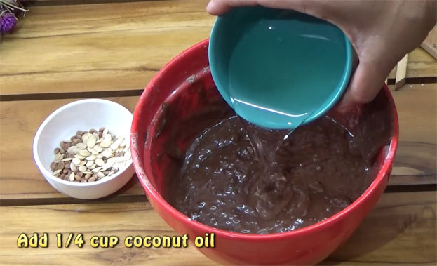 Add coconut oil