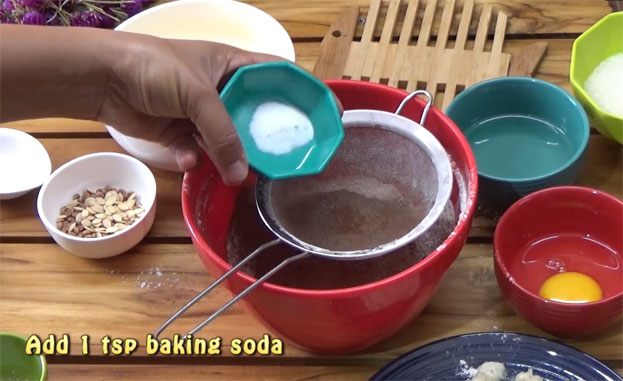Add baking soda