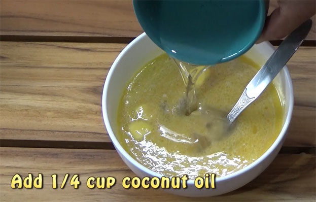 Add coconut oil