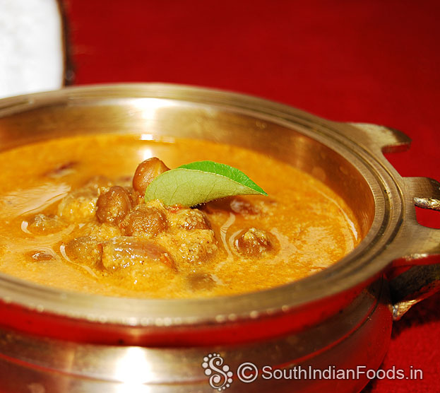 Kerala special brown chana curry