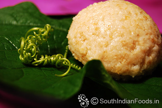 Boiled wheat balls