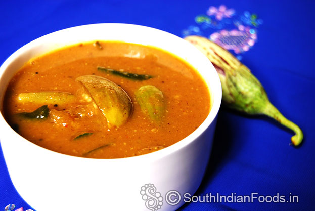 Brinjal kulambu