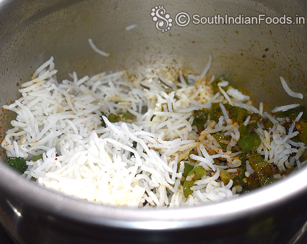 Add basmathi rice