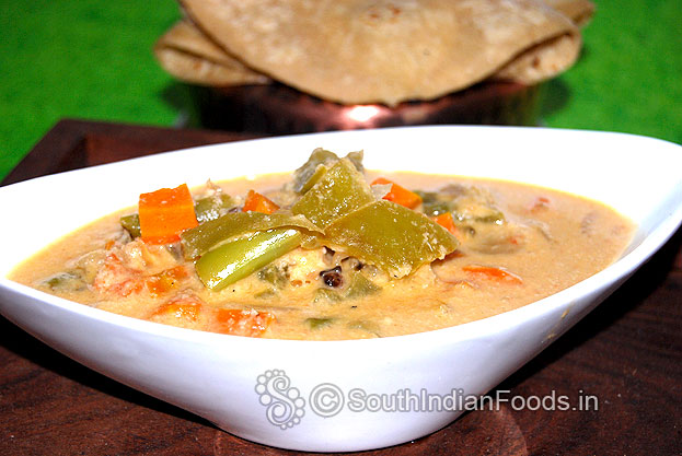 Carrot beans curry