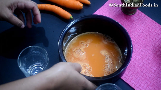 Carrot juice step 11