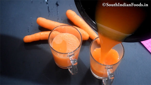 Carrot juice step12