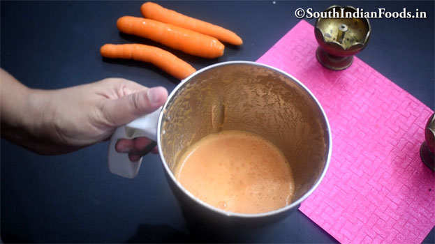 Carrot juice step 7
