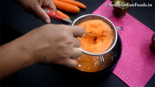 Carrot juice step 9