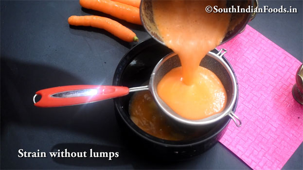 Carrot juice step 8