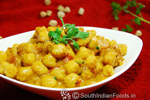 White chana masala