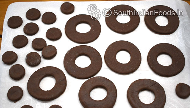 Chocolate wheat doughnuts step 14