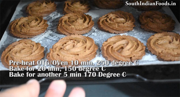 Wheat flour eggless rose cookies step 14