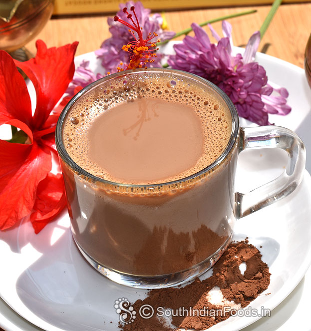 Perfect chocolate tea