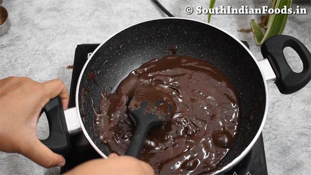 Chocolate vanilla burfi step 21