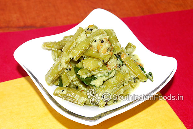 Cluster beans coconut dry curry