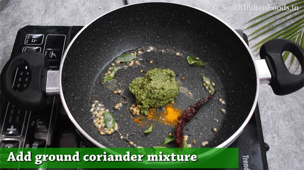 Coriander rice recipe step 8