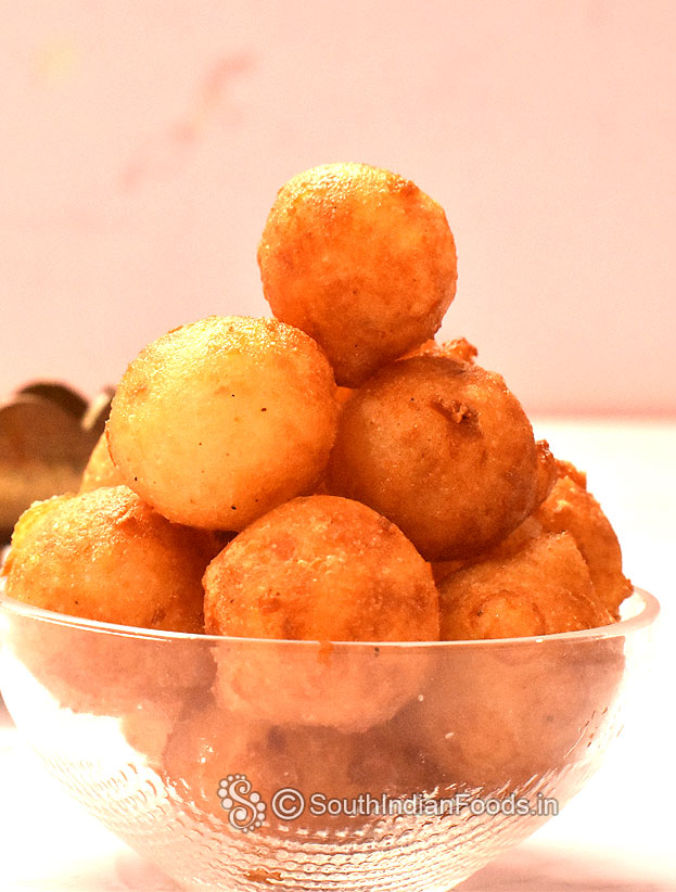 5 min Potato balls [fried aloo balls ready]