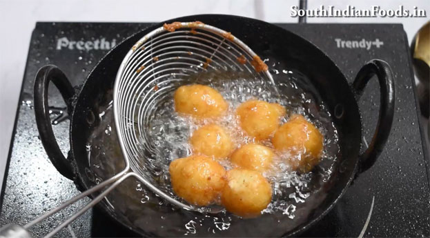 Crispy potato balls recipe step 12