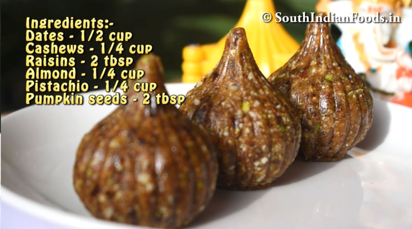 Dates and nuts modak