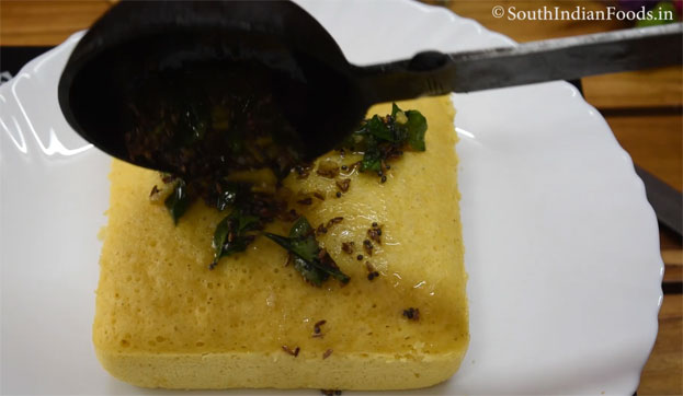 Instant besan dhokla step 22