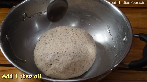 Ragi bread step Flaxseed bread recipe step 19