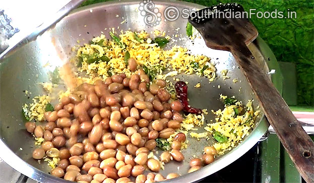 Add boiled groundnut