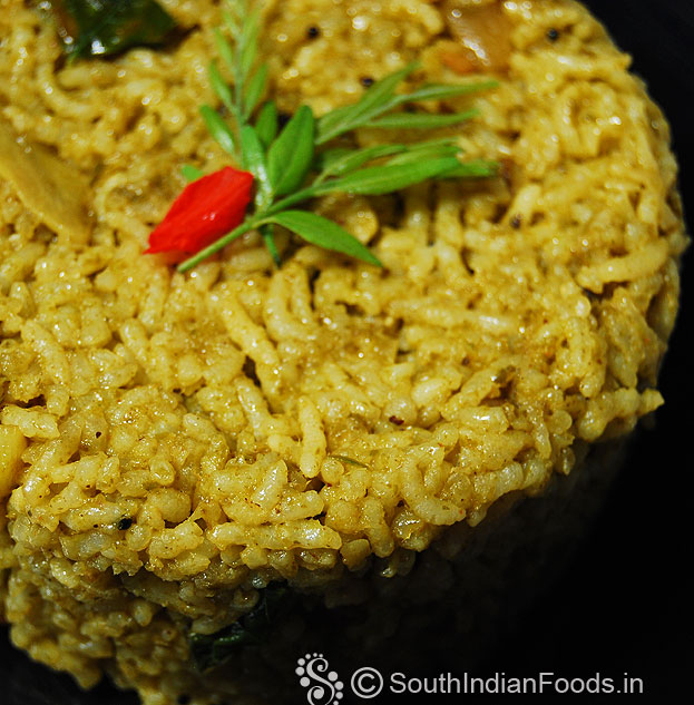 Healthy curry leaves rice