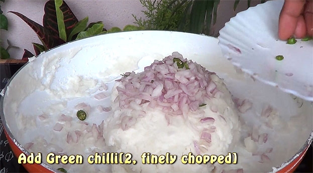 Add green chilli