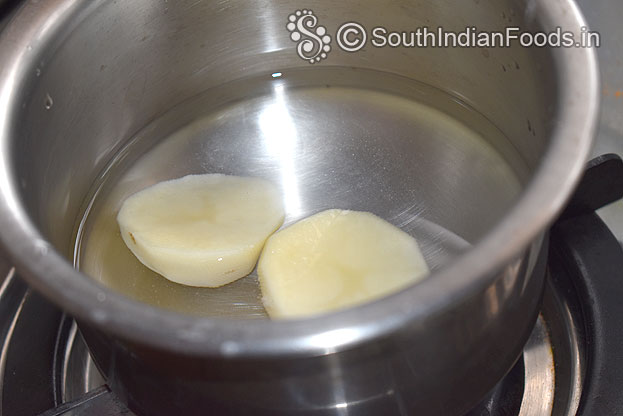 Boil 1 potato till soft