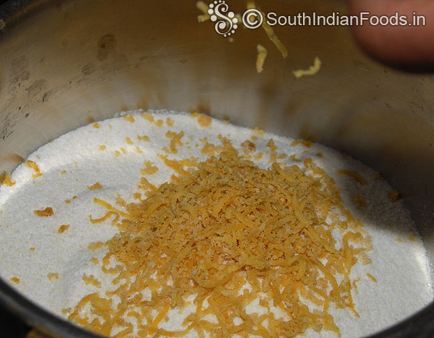 Add grated jaggery