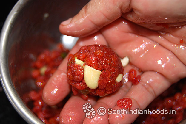 Beet laddu is ready, let it cool stor in an air tight container