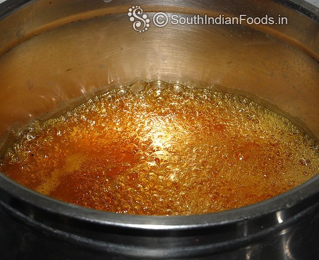 Boil water, add salt, turmeric powder, red chilli powder