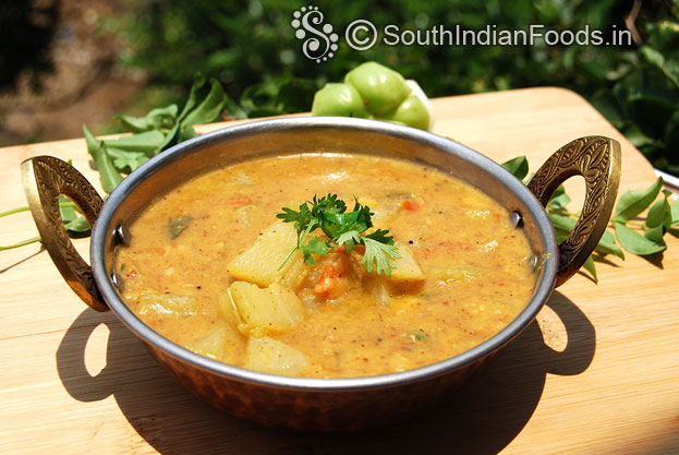 chayote squash sambar