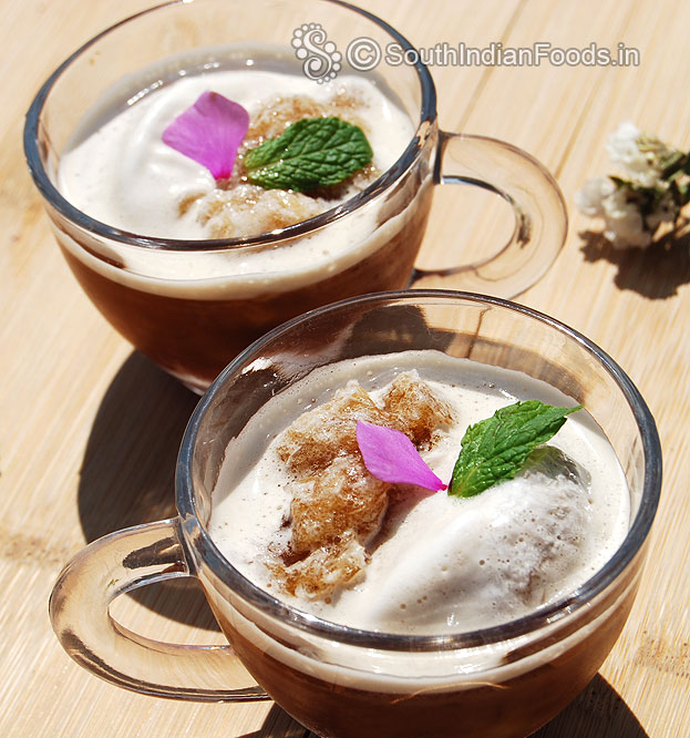 Low calorie cold coffee