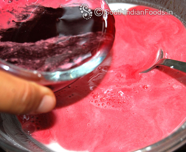 Add 1 cup beetroot juice mix well